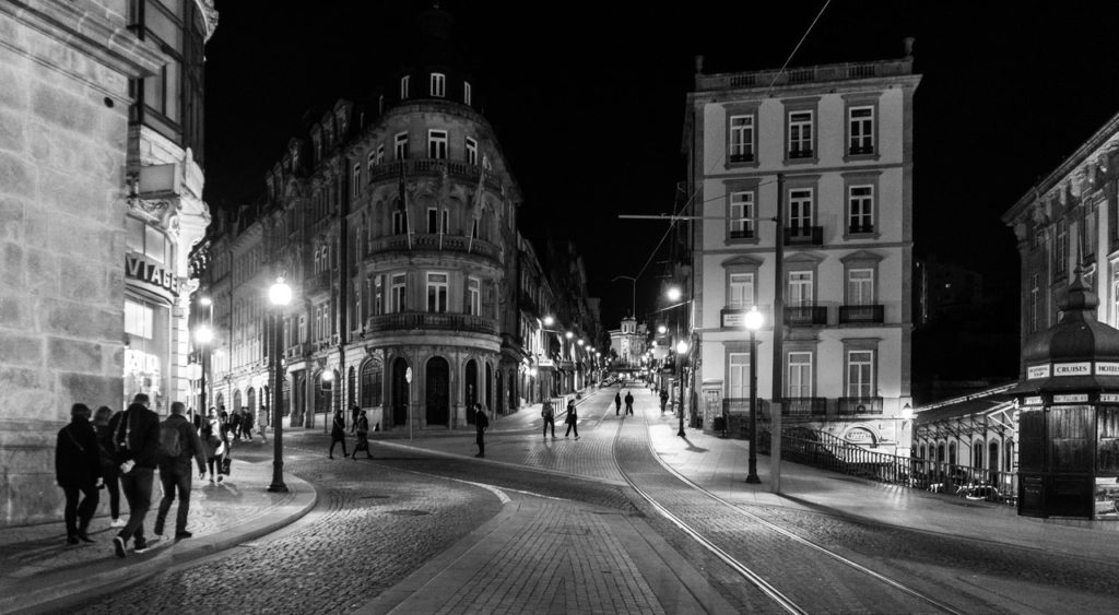 Porto at night